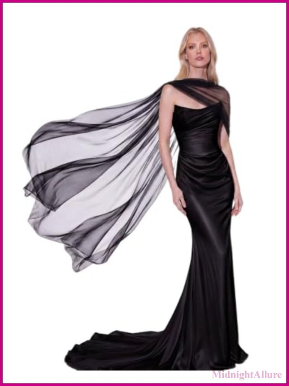 Tulle Shawl Mesh Scarf Long Formal Evening Wrap Adult